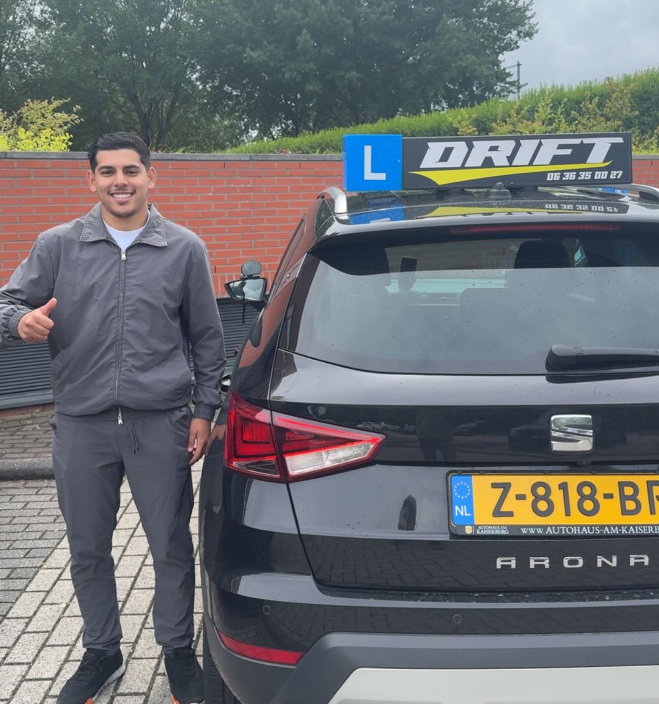 Geslaagde leerling van Rijschool Drift