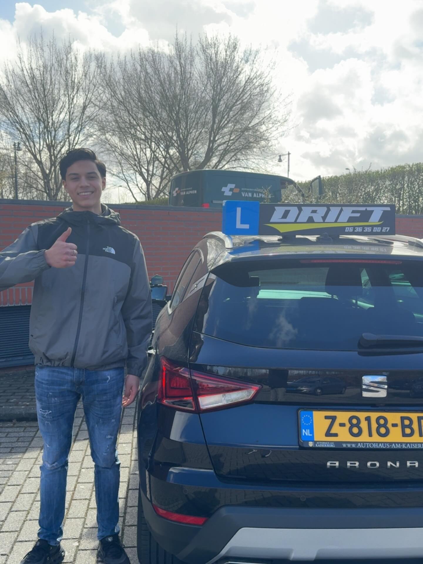 Geslaagde leerling van Rijschool Drift