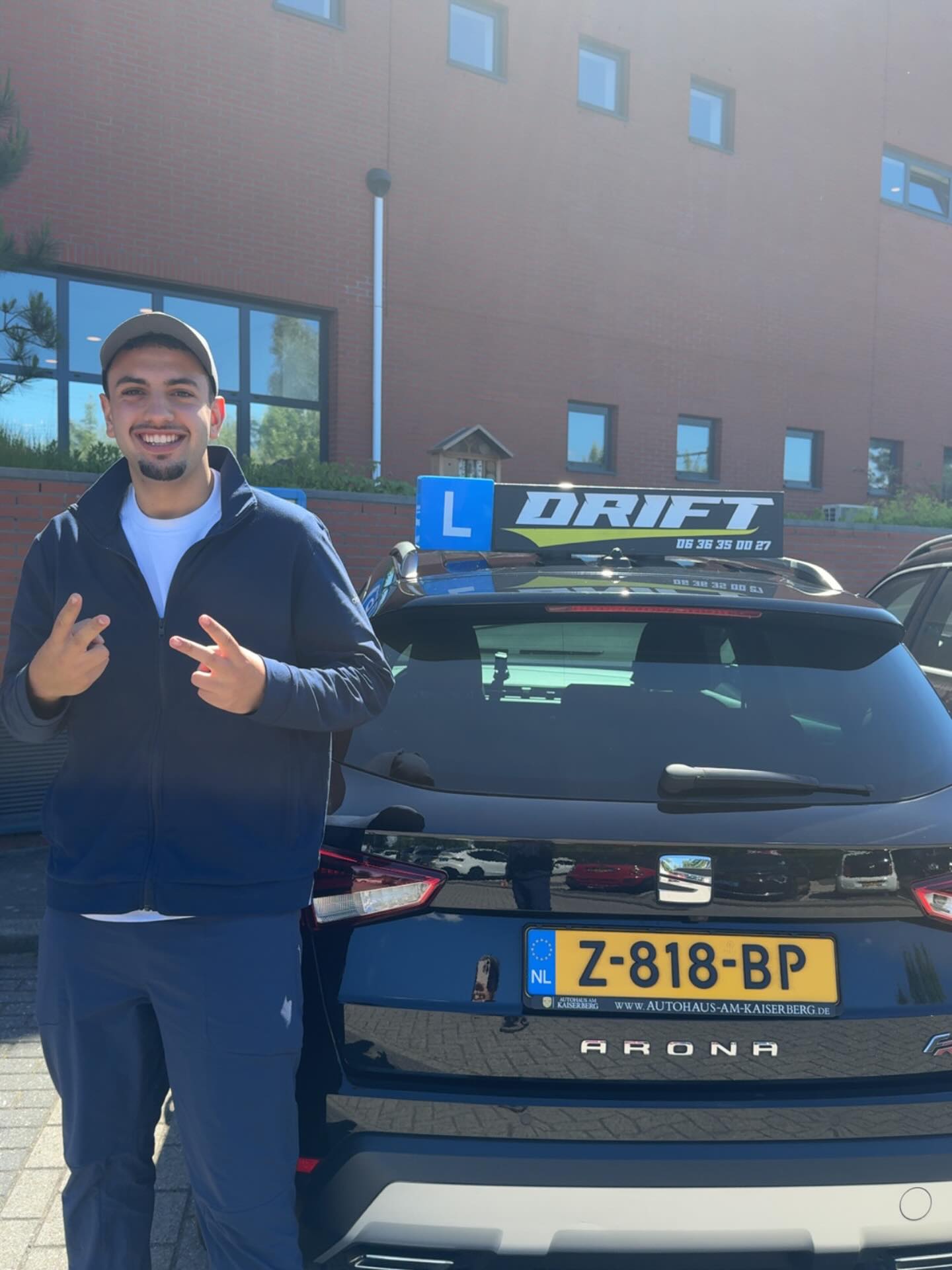 Geslaagde leerling van Rijschool Drift