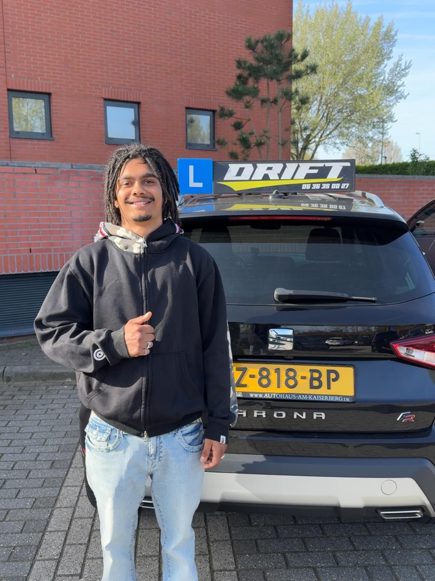 Geslaagde leerling van Rijschool Drift