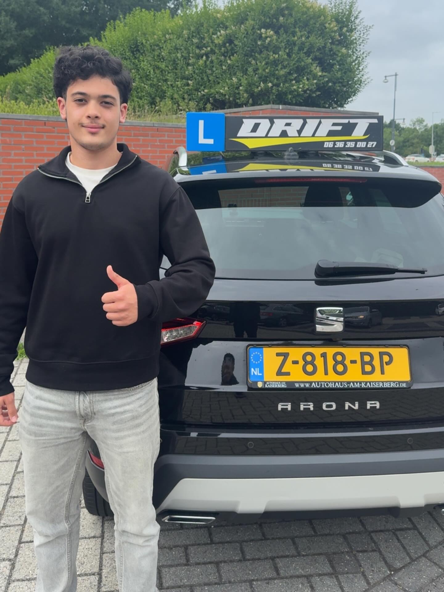 Geslaagde leerling van Rijschool Drift