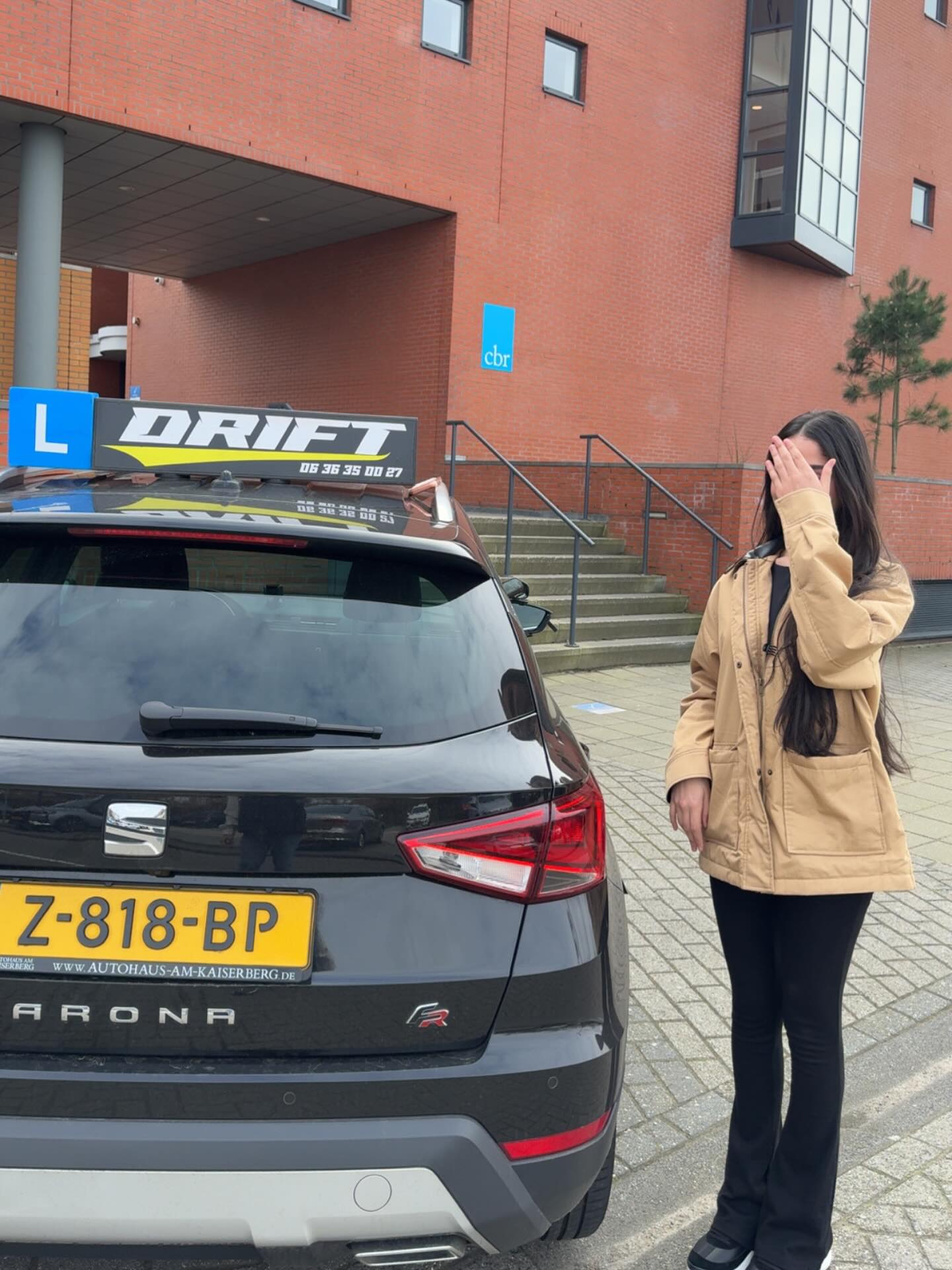 Geslaagde leerling van Rijschool Drift